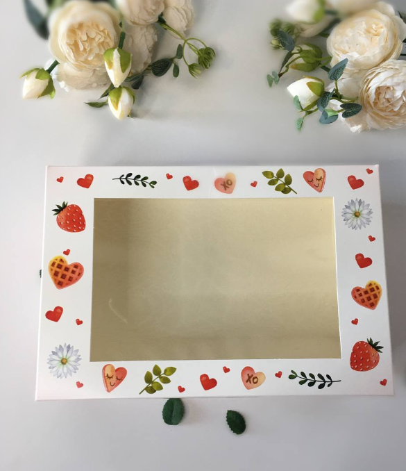 Коробка под 6 капкейков, 235х160х100мм, Любимые сладости