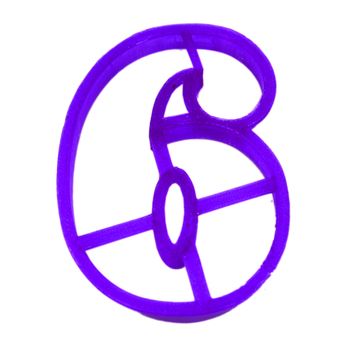 Цифра-6 10см вырубка для пряника