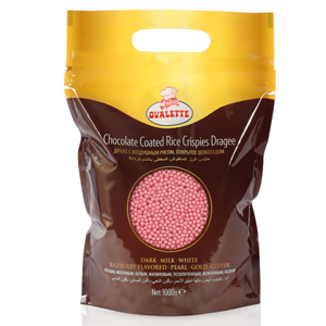 Шарики криспи 50гр шоколадные малиновые