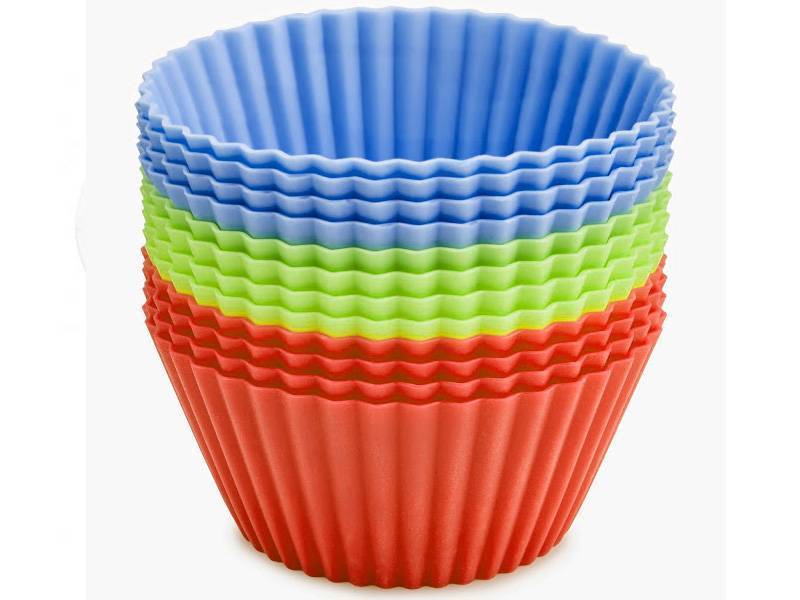 Форма силиконовая для кексов/маффинов 24 шт