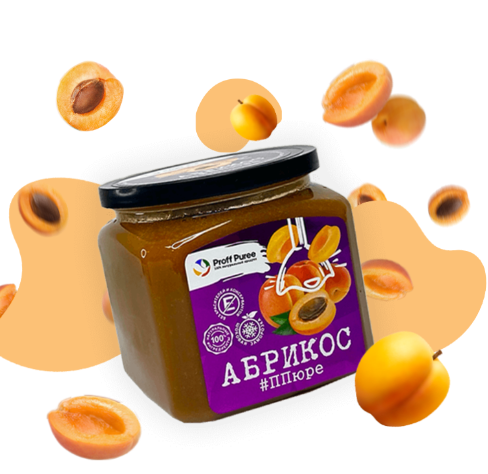 Пюре Абрикос "Proff Puree" 0,5 кг.