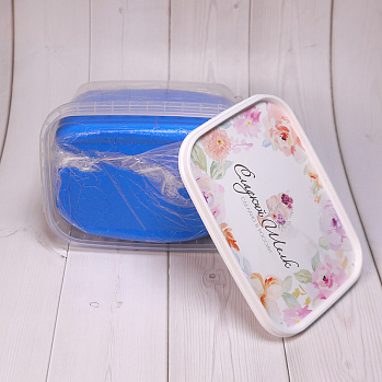 Мастика 0,25 кг Сладкий шелк, цвет Светло синяя