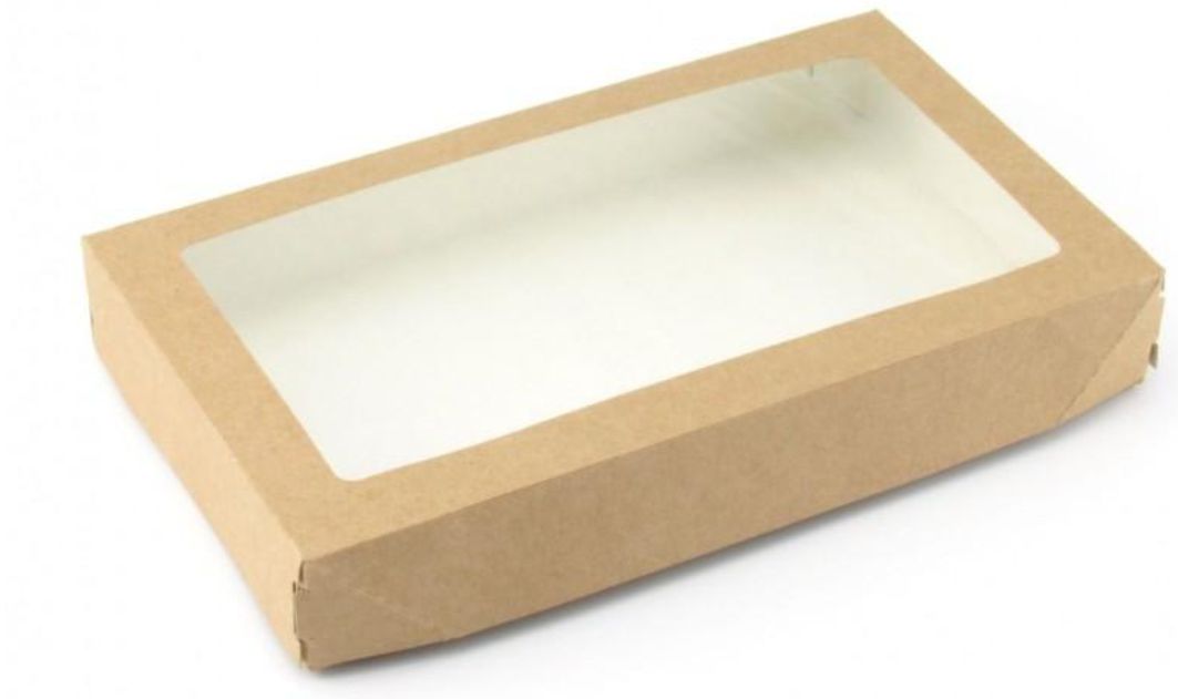 Коробка Табокс с окошком 25х15х4 см про 1450