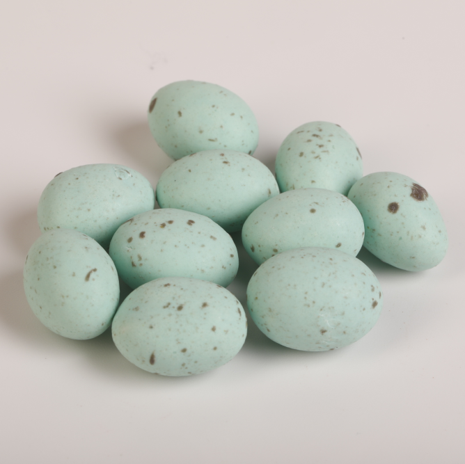 Посыпки "Яйца глазированные бирюзовые матовые в крапинку" 30гр