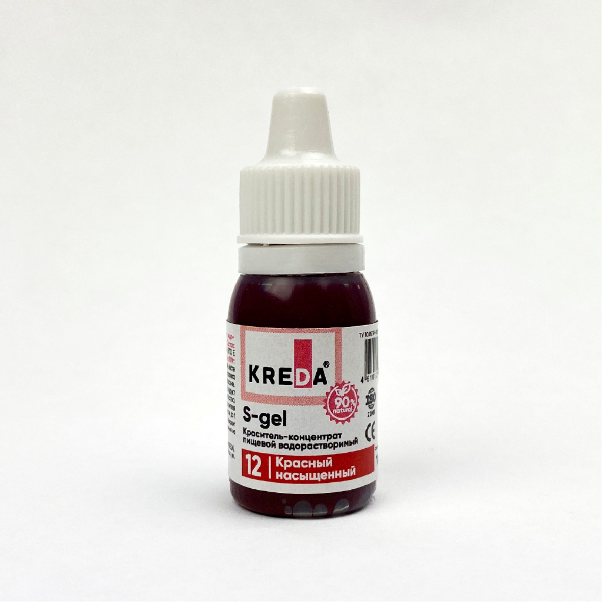 S-gel 12 красный насыщенный, (10мл) KREDA Bio