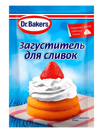 Загуститель для сливок, 8гр Dr.Bakers
