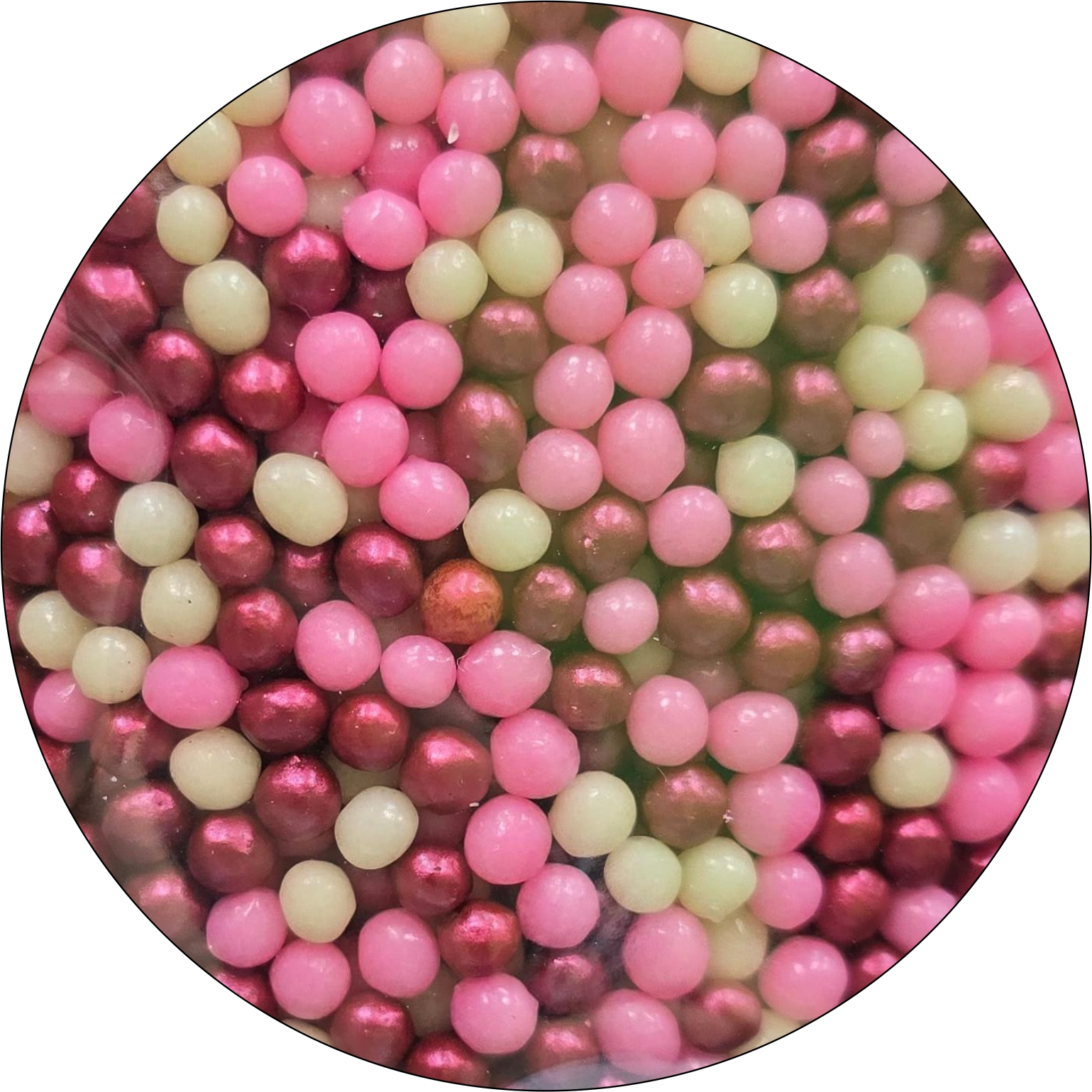 Шарики Криспи 50гр шоколадные бел/малин/красн