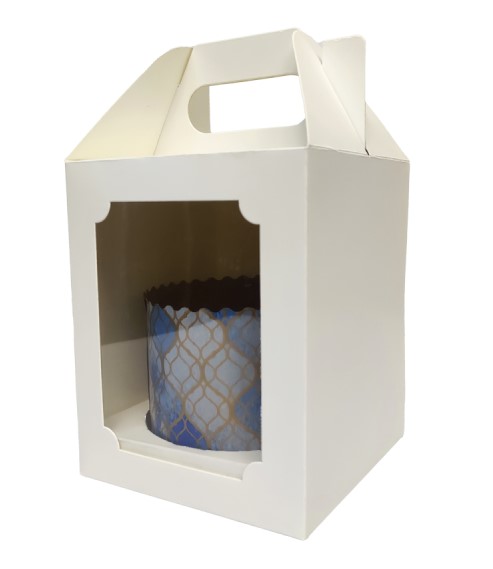 Коробка для кулича 130х130х160мм с ложементом