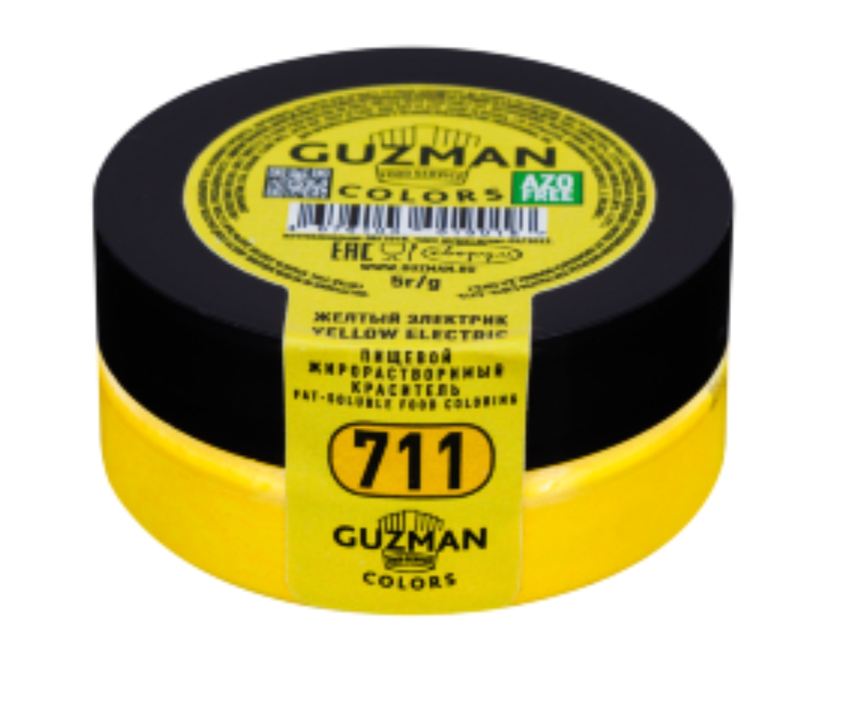 711 Желтый электрик - жирорастворимый краситель GUZMAN - 5г