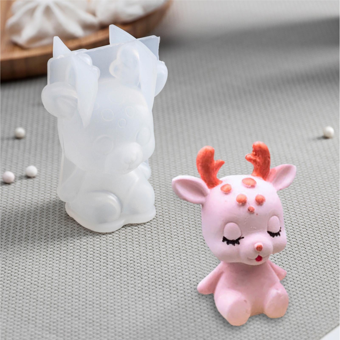 3д молд «Оленёнок», 6 см