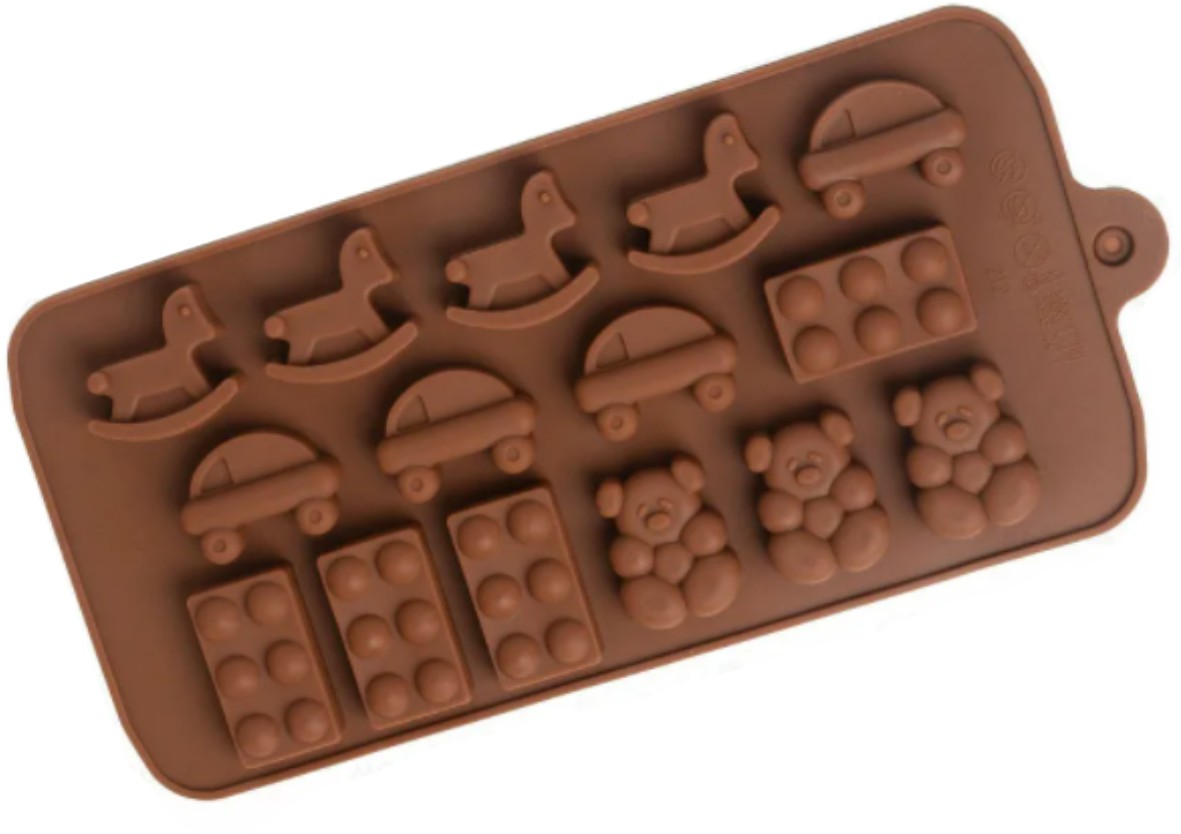 Форма для льда и шоколада «Детские игрушки» 15 ячеек
