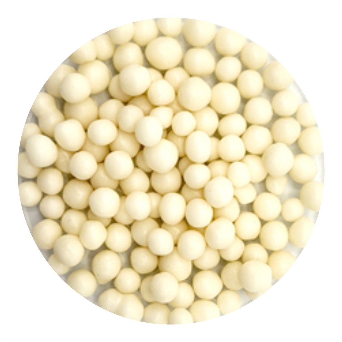 Шарики Криспи БЕЛЫЕ из конд. глазури 50гр