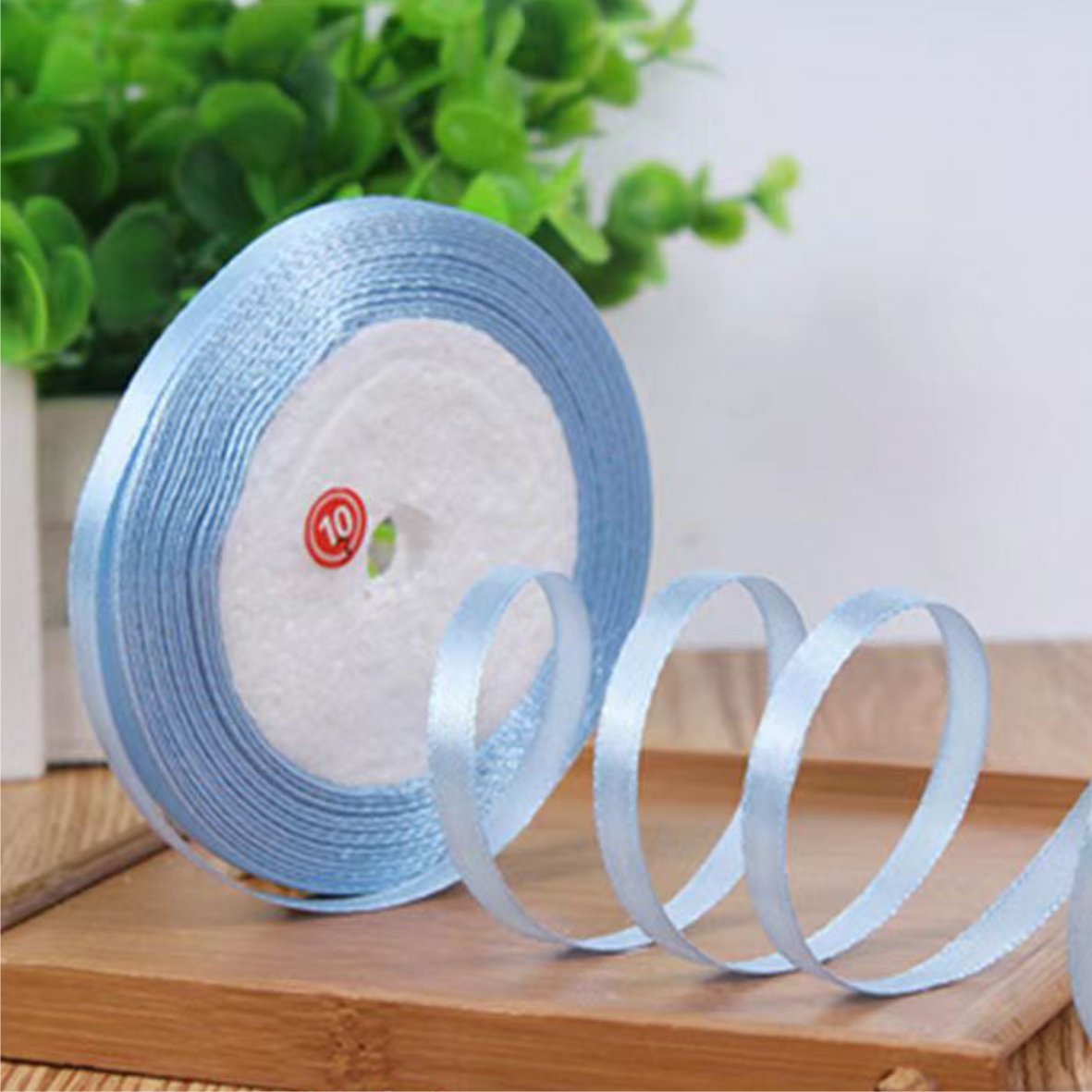 Лента атласная, 6 мм × 23 ± 1 м, цвет орхидеи 20#