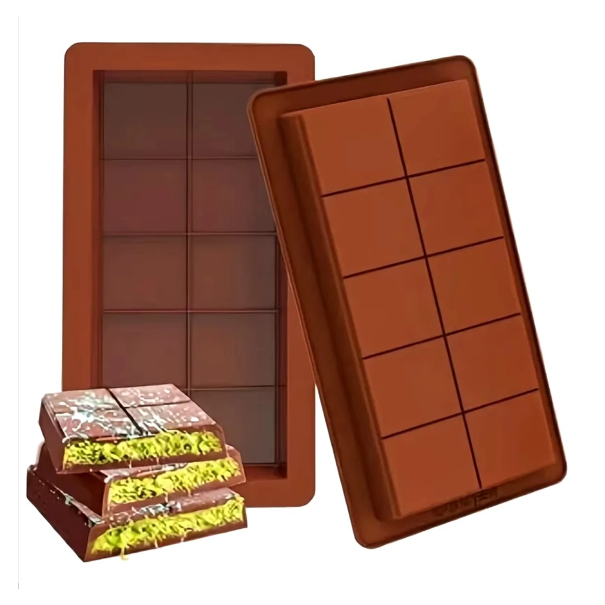 Силиконовая форма для ДУБАЙСКОГО шоколада 8х17 см h2 см