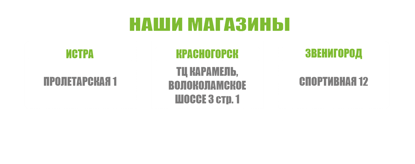 Адрес магазинов