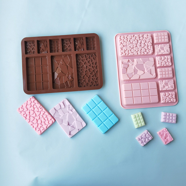 Силиконовая форма для шоколада Плитки 9 ячеек