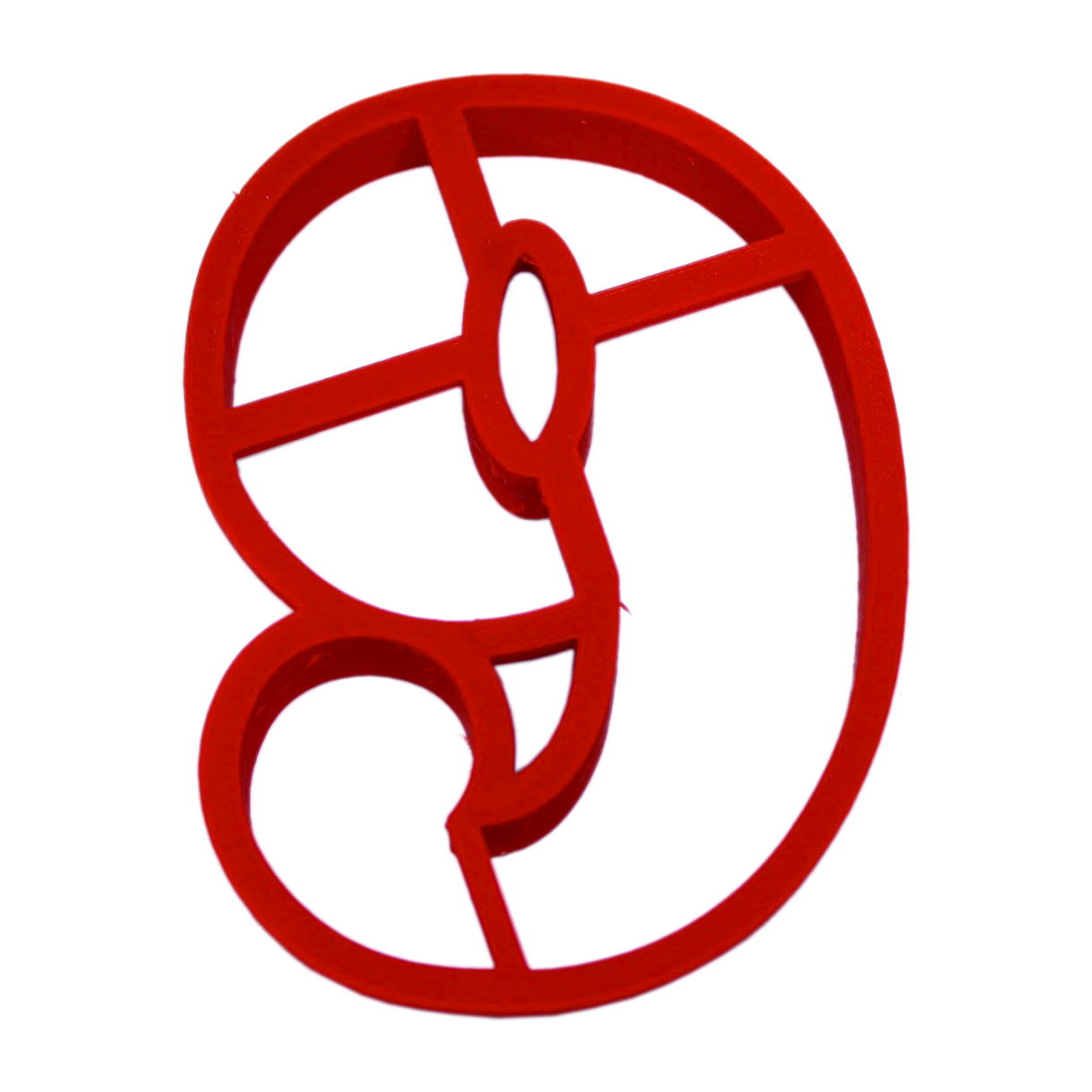 Цифра-9 10см вырубка для пряника