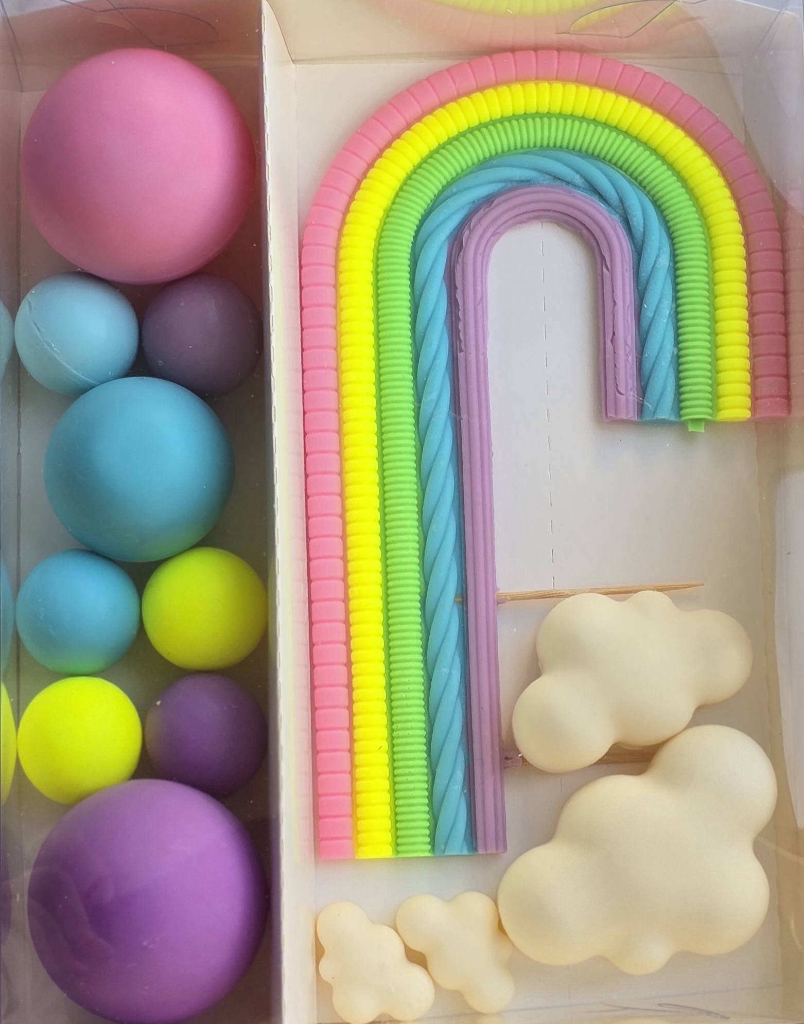 Набор из шоколадной глазури, Радуга