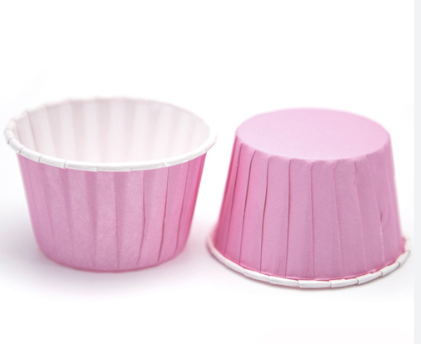 Форма бумажная Маффин 50*40мм Нежно-розовая 20шт