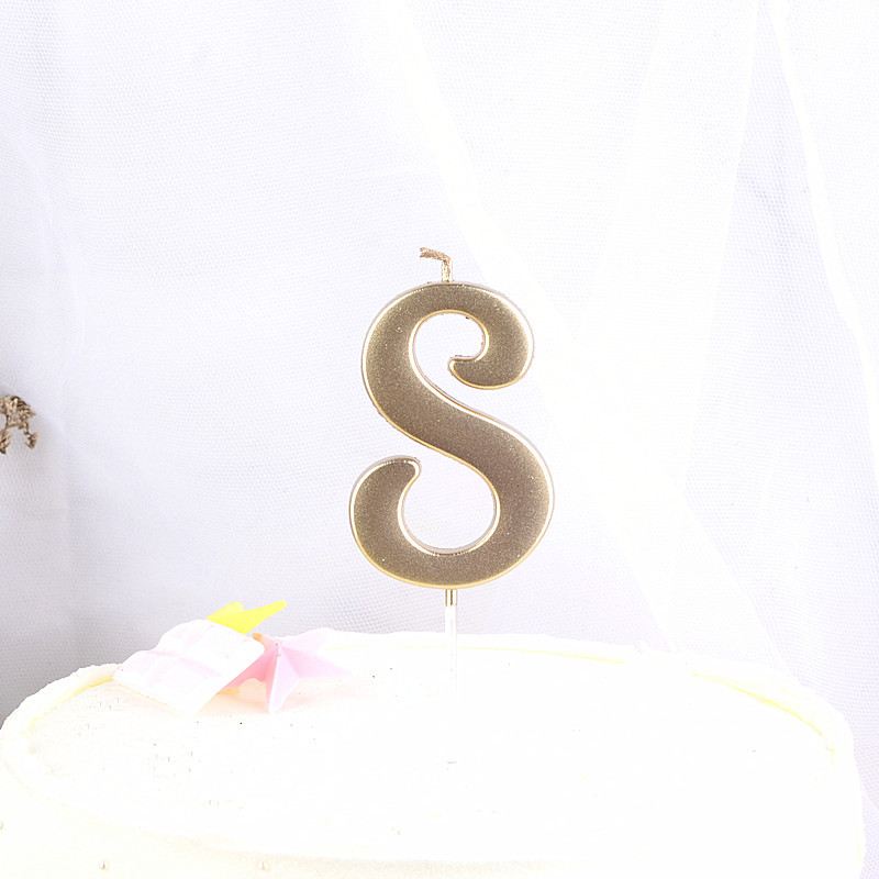 Свеча для торта "Цифра 8" Шампанское 5,5см