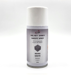 Шоколадный спрей ВЕЛЬВЕТ белый (флакон 150 мл.)