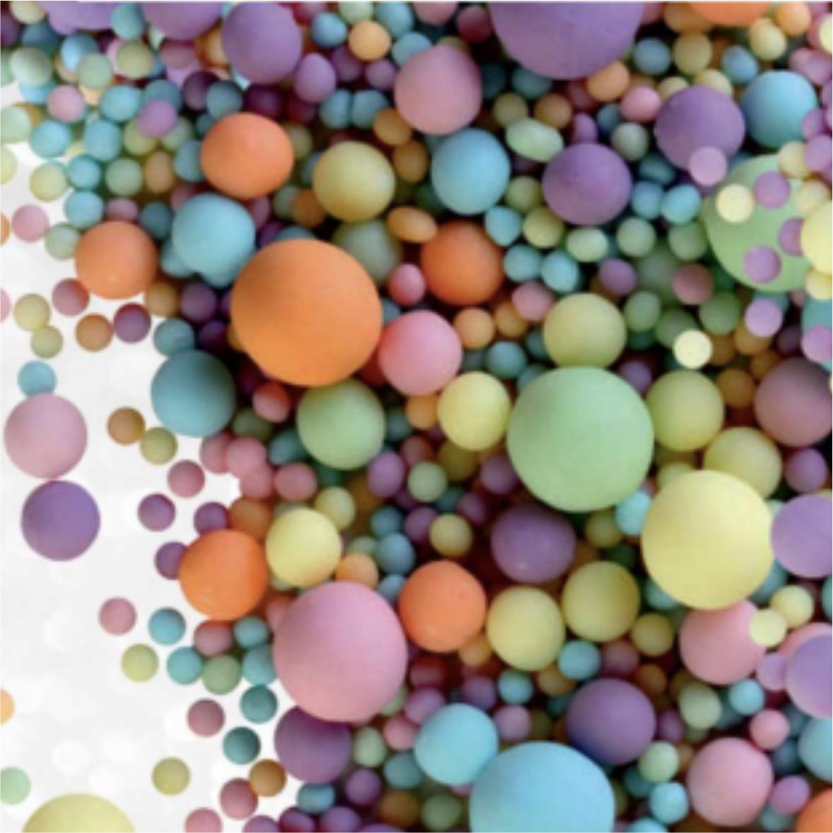 Драже зерновое 50 гр  желт/оранж/гол/роз/сирен #088м