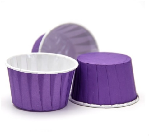 Форма бумажная МАФФИН 50*40мм Фиолетовый 100 шт