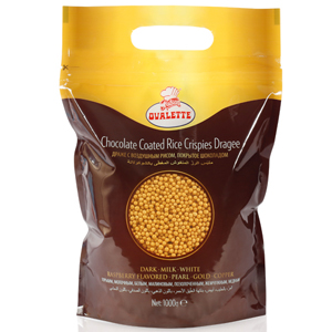 Шарики криспи 50гр шоколадные золотые