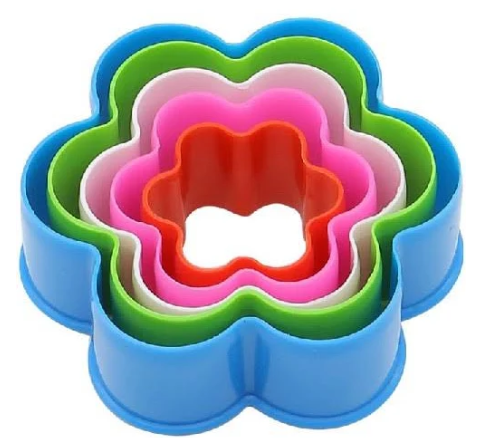 Цветок Набор пластиковых вырубок, 5 шт