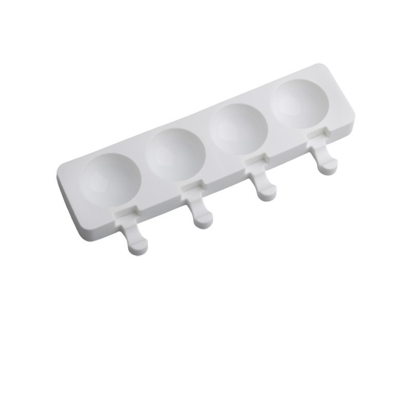 Форма силиконовая эскимо Полусфера 4 ячеек