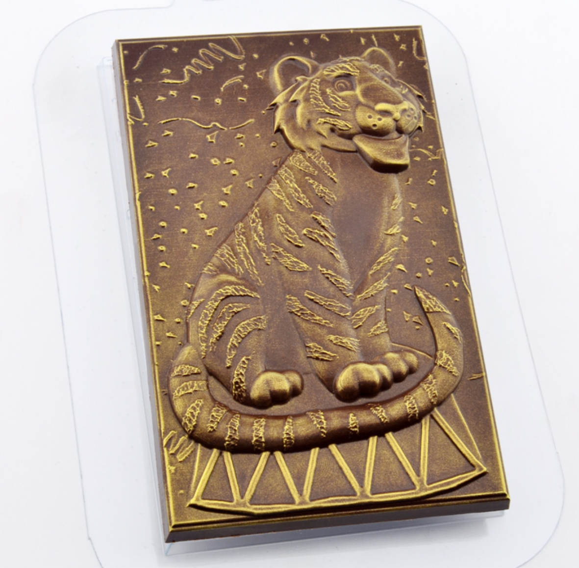 Форма для шоколада "Плитка Тигр Цирковой"