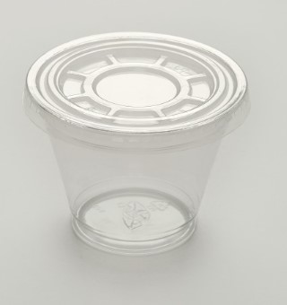 Стакан - креманка 200 мл с крышкой