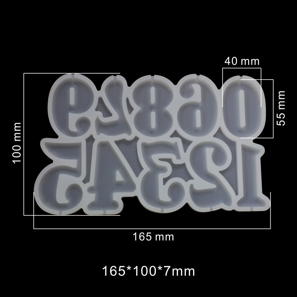 Силиконовая форма для леденцов Цифры