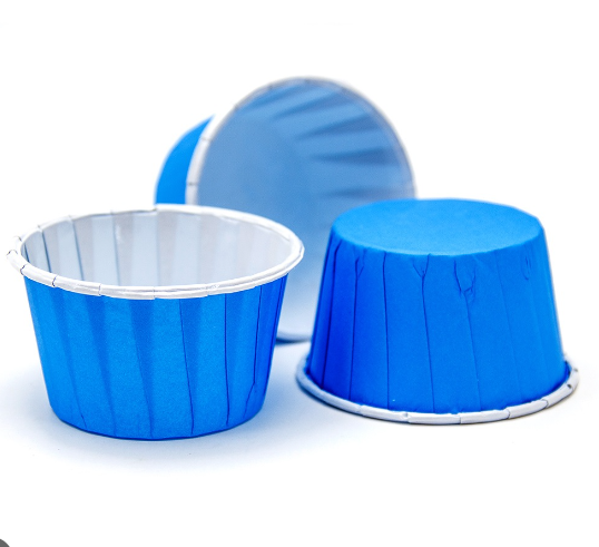 Форма бумажная МАФФИН 50*40мм Синий 100 шт