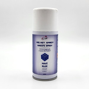 Шоколадный спрей ВЕЛЬВЕТ Синий (флакон 150 мл.)