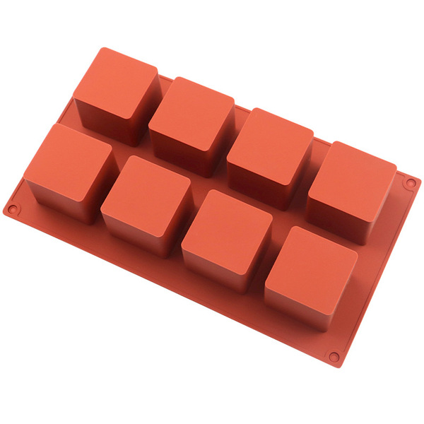 Силиконовая форма "КУБИК" 8 ячеек 5х5х5см