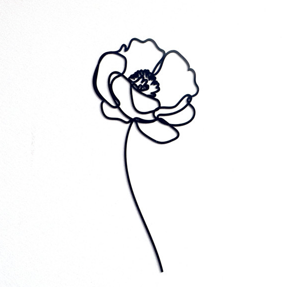 Топпер Роза черный