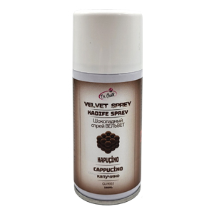 Шоколадный спрей ВЕЛЬВЕТ капучино (флакон 150 мл.)