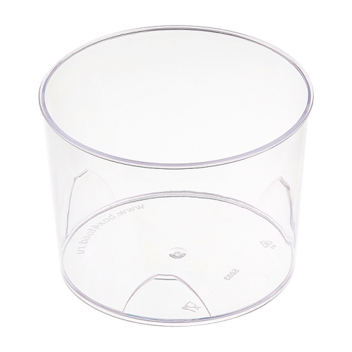 Креманка круглая 200мл с крышкой D=78мм H=57мм цвет прозрачный