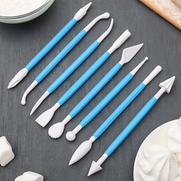 Инструмент для моделирования мастики 8 шт