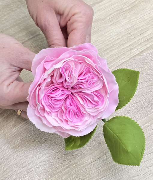 Цветок из мастики, Английская роза