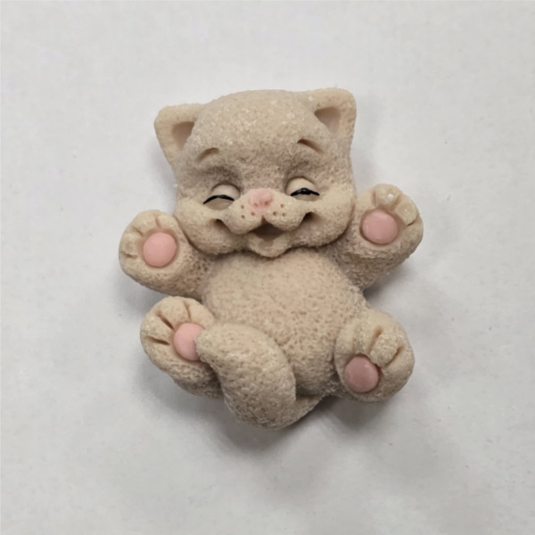 Фигурка из шоколадной глазури Котик 2Д, 4см