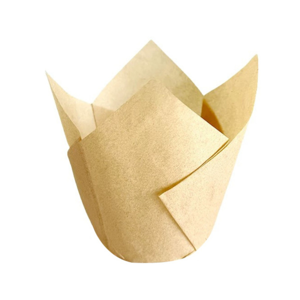 Форма для маффина Тюльпан Крафтовый 50х80мм