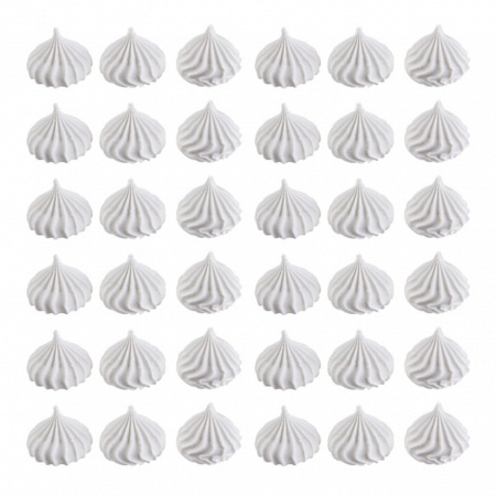 Сахарные фигурки Безе малые Белые 80гр