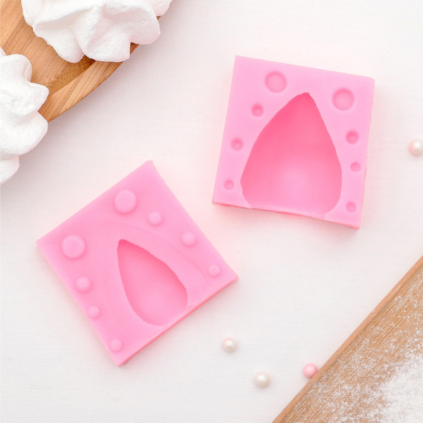 Молд силиконовый «Ушки единорога», 5,2×5×3,1 см