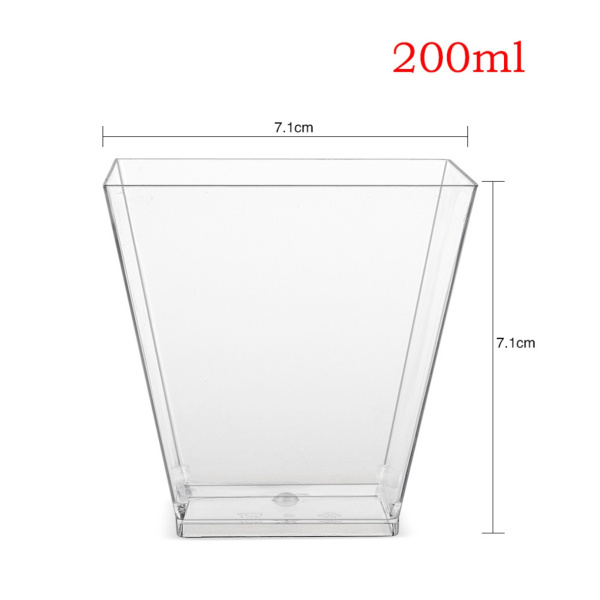 Креманка квадратная трапециевидная 200 мл