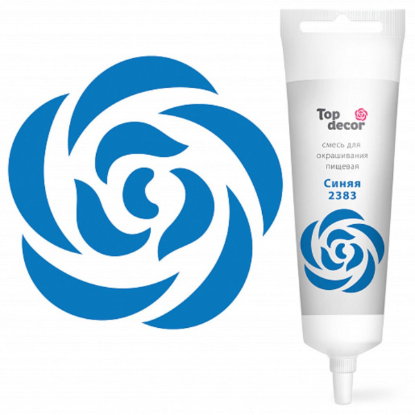 Жидкий краситель Топ продукт цвет синий, 100 гр.