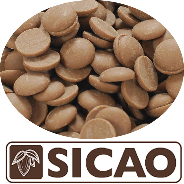 Шоколад молочный 33% SICAO 500 гр