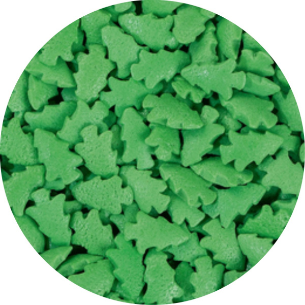 Посыпки "Ёлки зелёные большие" 50гр