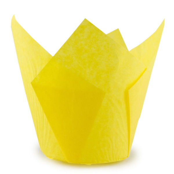 Форма для маффина Тюльпан Жёлтый 50 х 80 мм